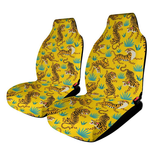 Animal Tigers Print Seat Covers for Cars Universal Size