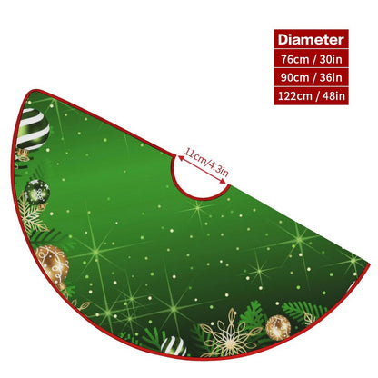 Blue Christmas Tree Skirt 48-inch Class Style