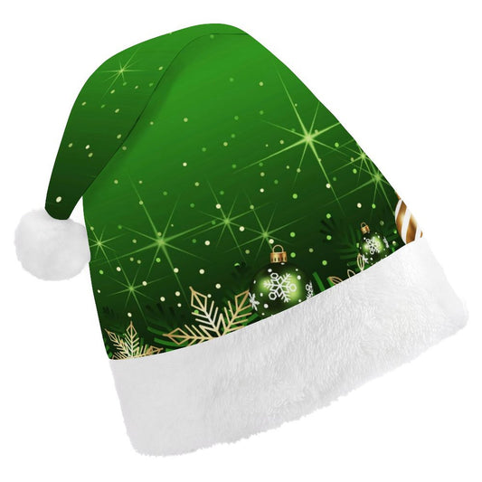 Emerald Green Christmas Hats for Adults