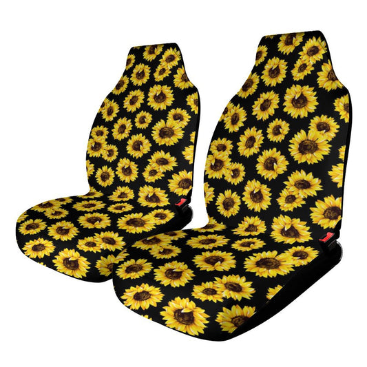 Sunflower Print Seat Covers for Cars Universal Size